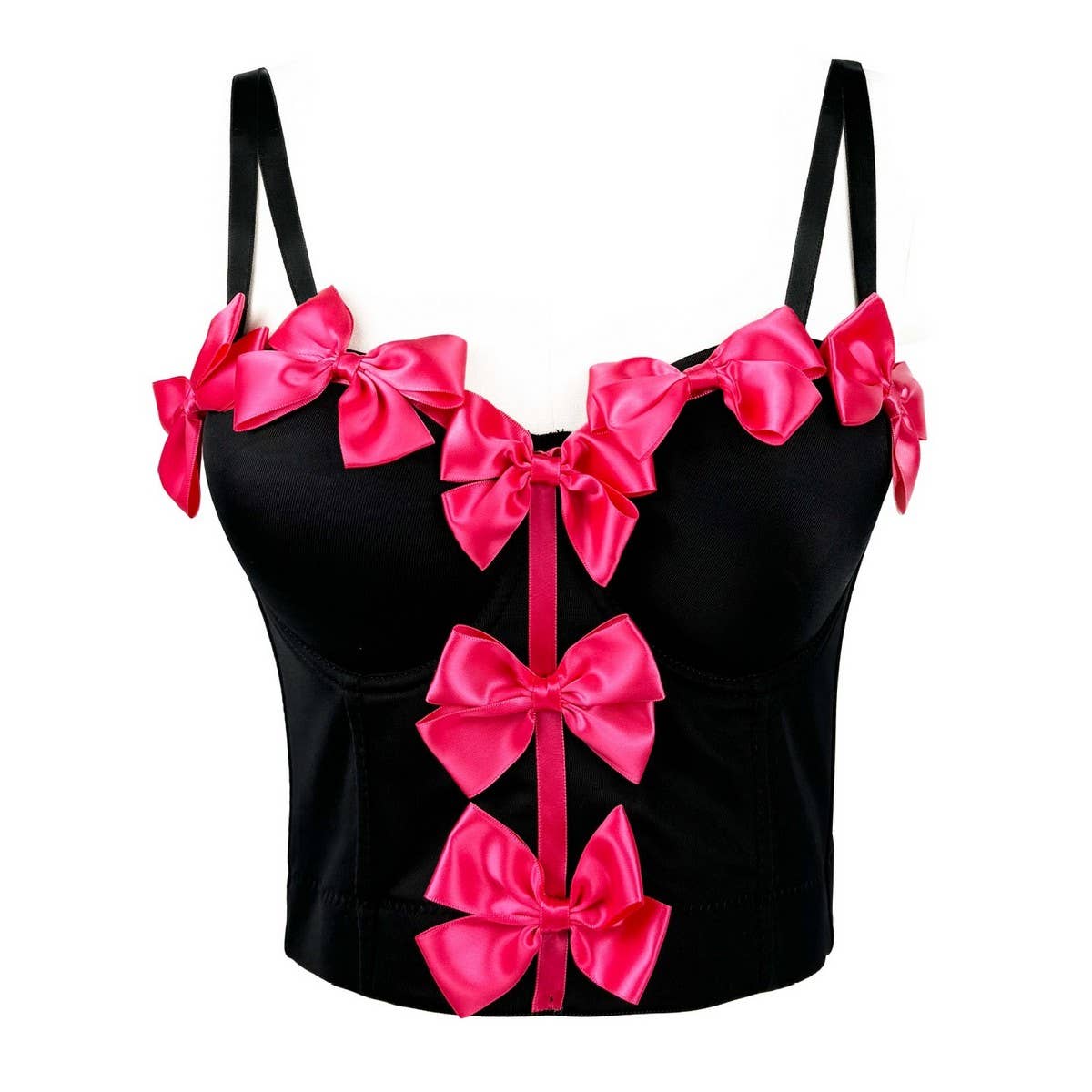 NEW SWEET BOW DESIGN HERRINGBONE BRA_CWMM4146