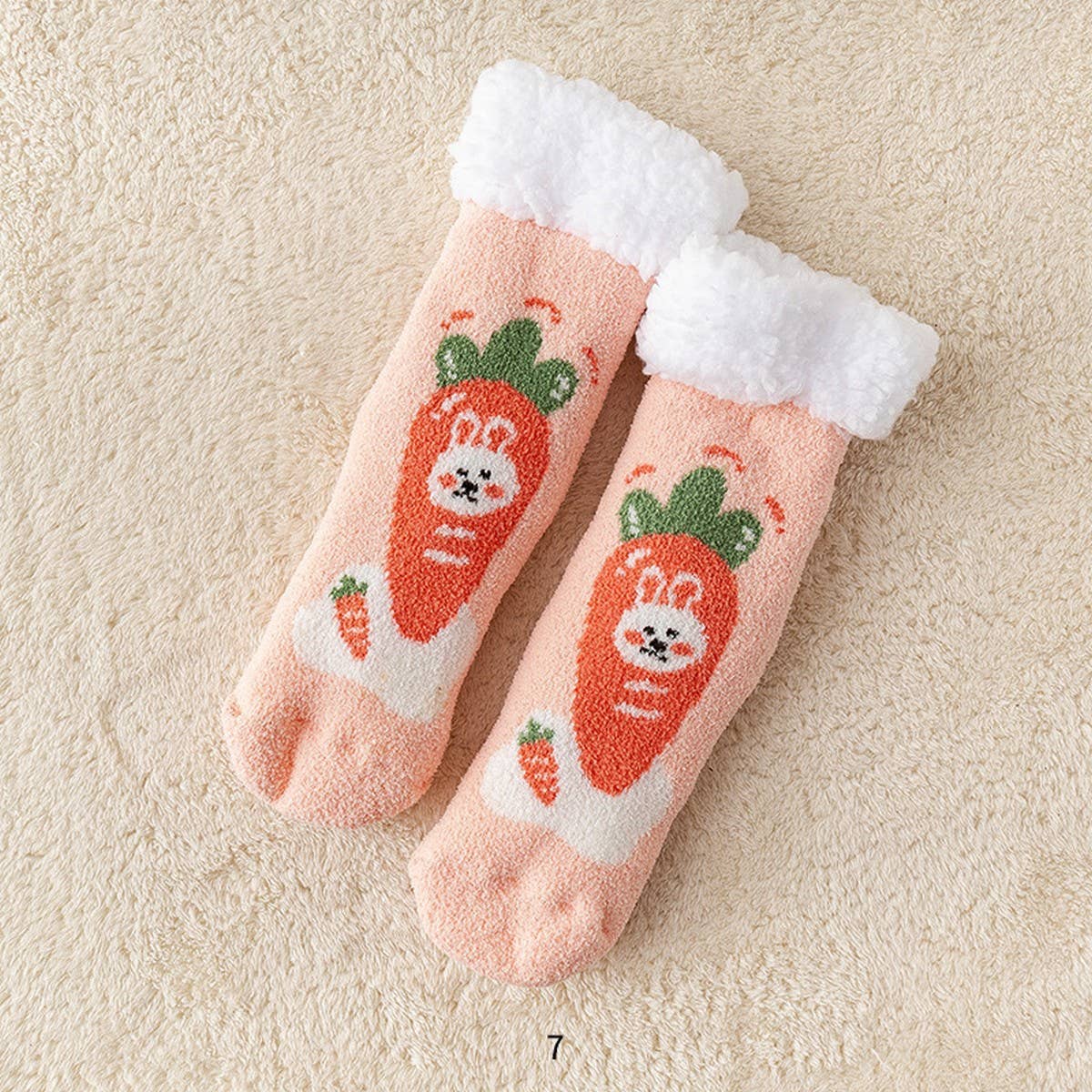 WINTER MID-TUBE NON-SLIP FLOOR SOCKS FOR WOMEN