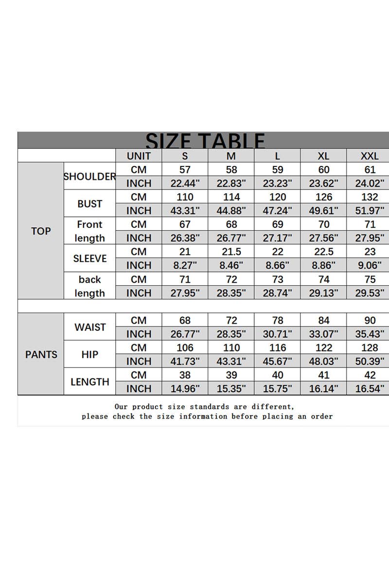 CWSJB00029_2025 SUMMER CASUAL SOLID COLOR SHORTS SET