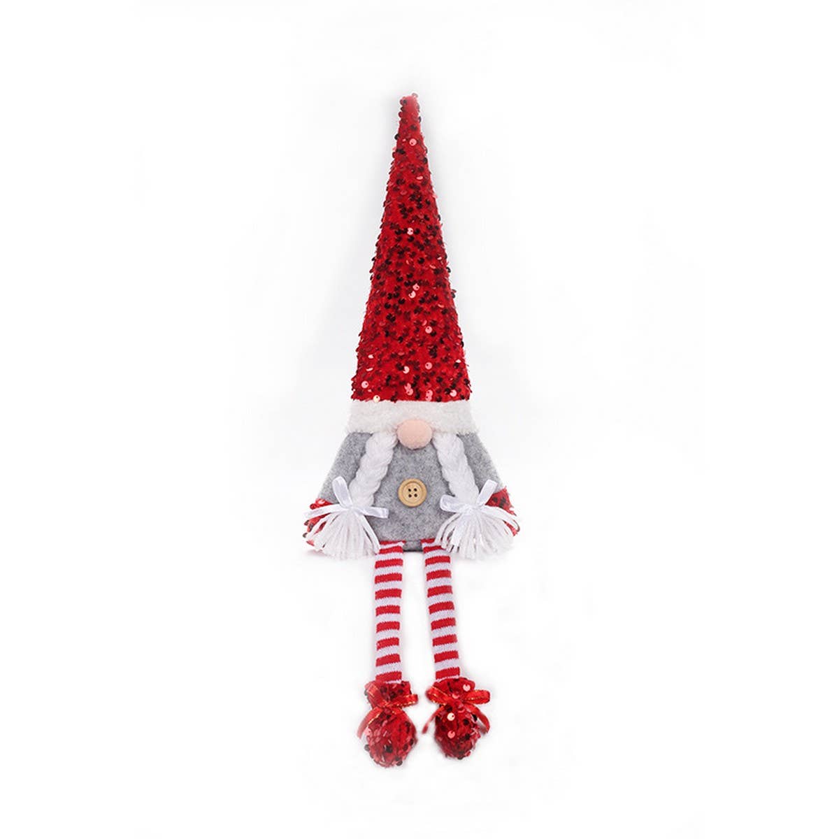 Sequin Cute Faceless Reindeer Rudolf Plush Toy_CWAJE05384
