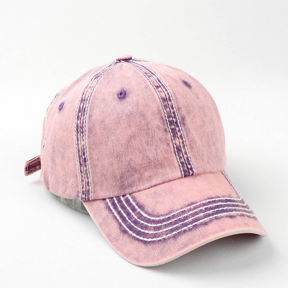 Spring Cotton Color Block Baseball Cap CWAH1144
