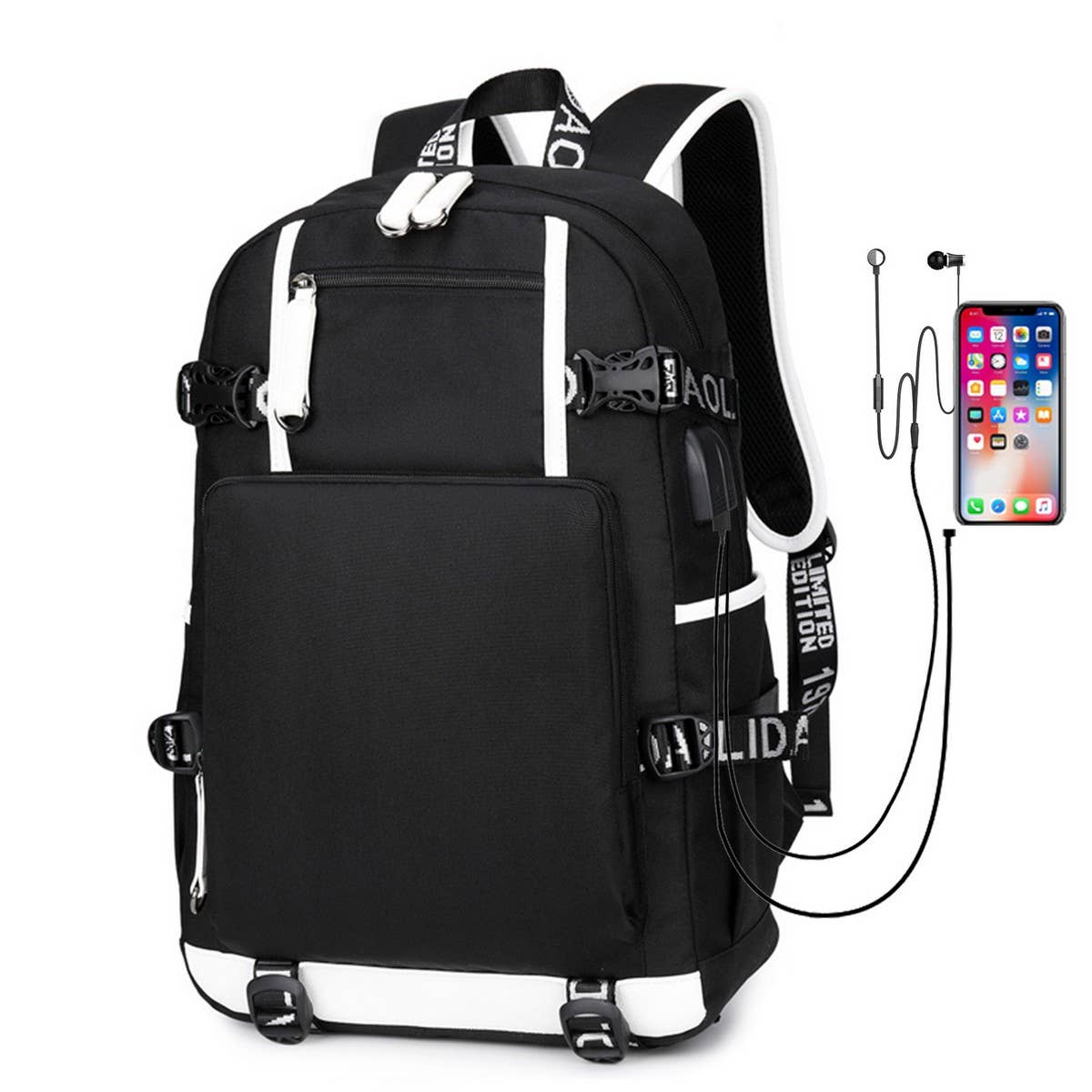 Oxford Waterproof Backpacks for School Use_CWAB5371