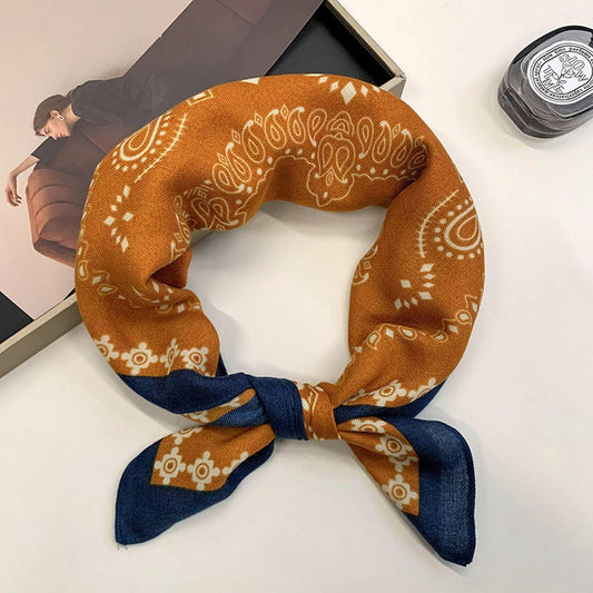 FASHIONABLE SQUARE SCARF FOR ALL-MATCH DECORATION