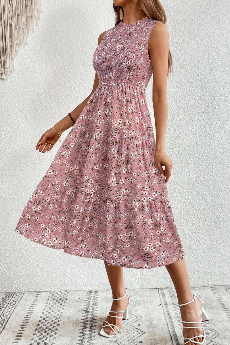 CWDMD00984_NEW SUMMER SLEEVELESS LONG DRESS