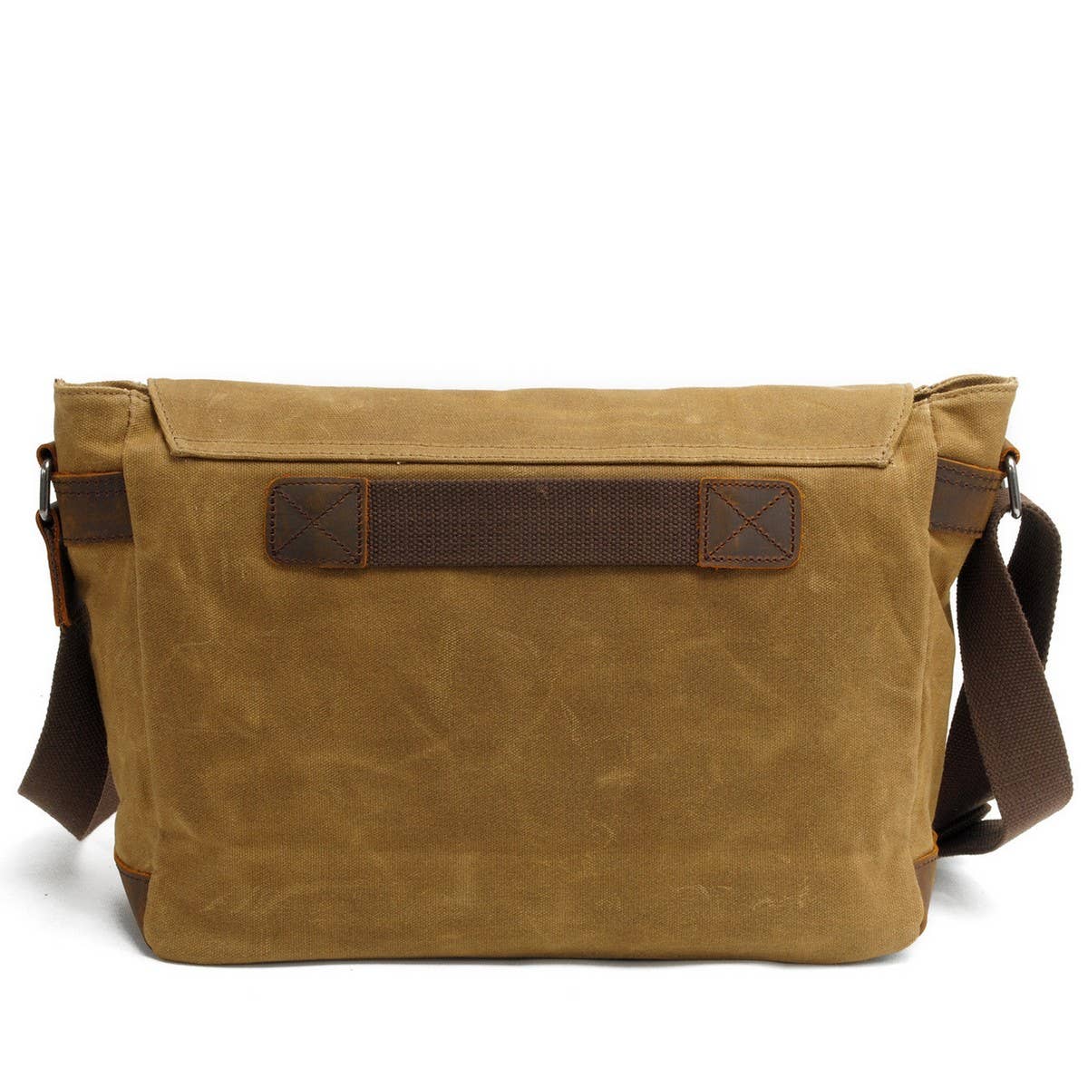Men's Vintage Canvas Messenger Laptop Bag_CWAB5556