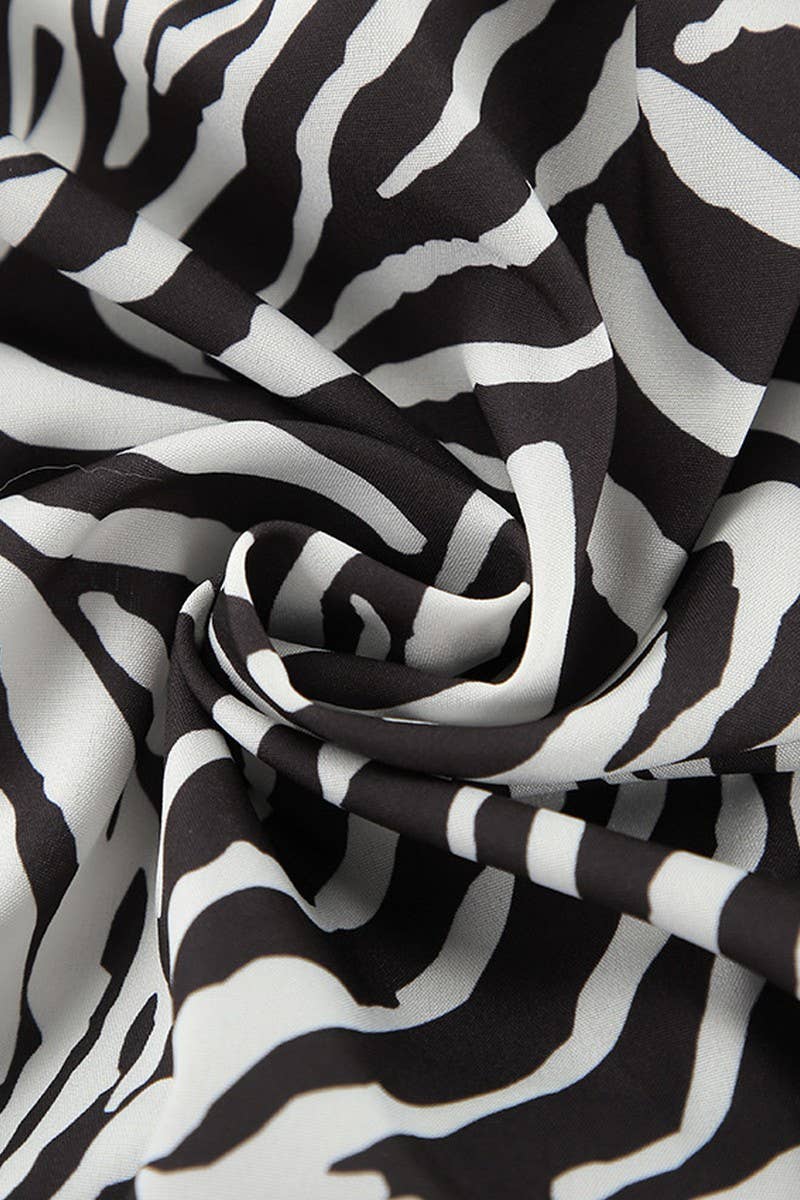 CWSPJ0379_SATIN STRIPE PRINT CARDIGAN PAJAMAS TWO-PIECE SET