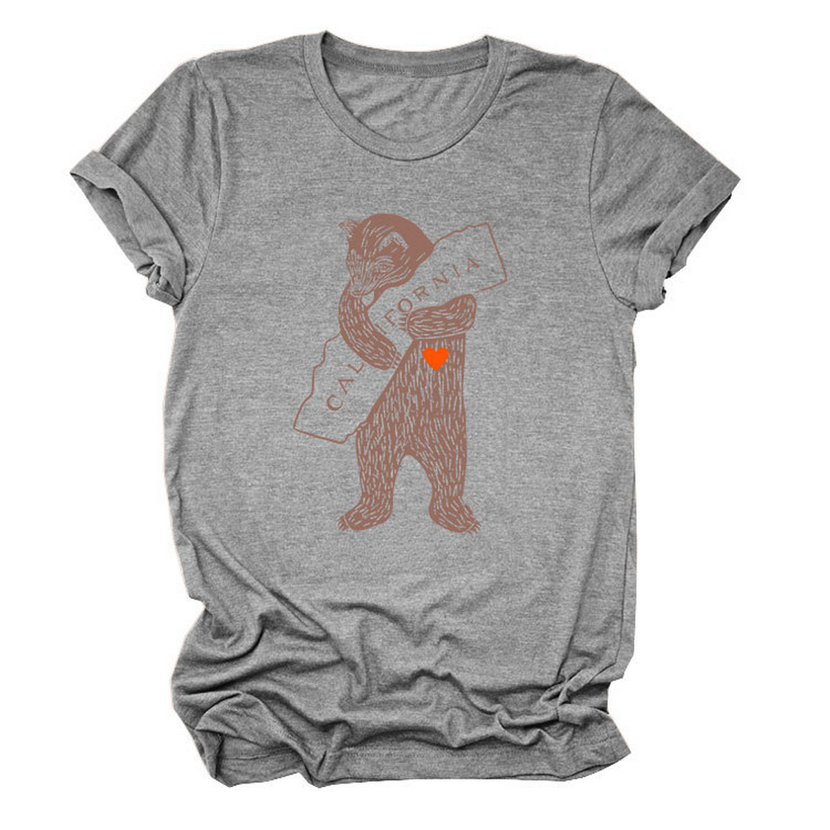 Funny Bear Short Sleeve T-Shirt for Her