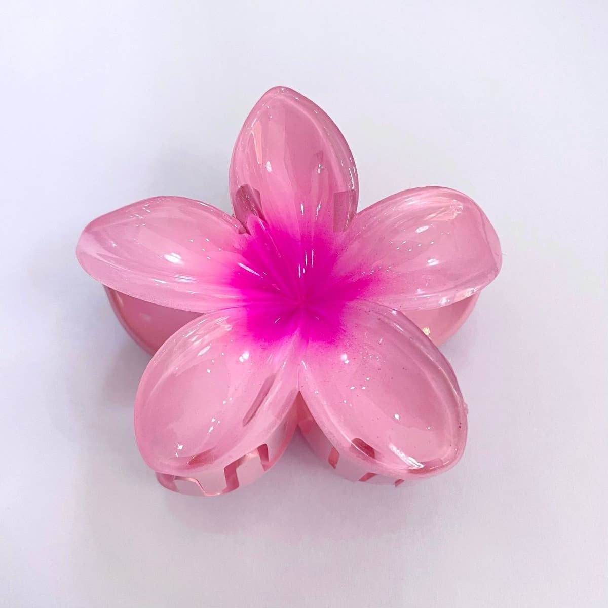 CWASC1691_FASHION CLAW COLOR FLOWER HAIR CLIP SHARK CLIP