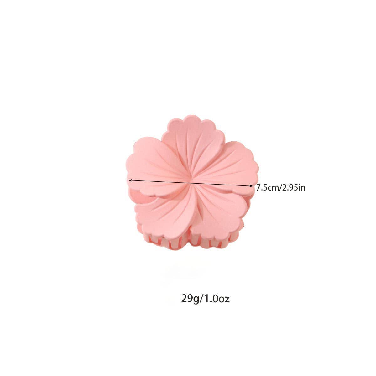 CWAHA07448_ROSE SWIRL HAIR CLAW CLIP FOR WOMEN VACATION