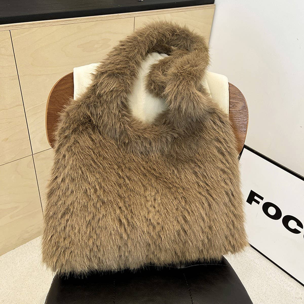 Winter Plush Tote Bag Women Large Capacity Fashion_CUAB00544