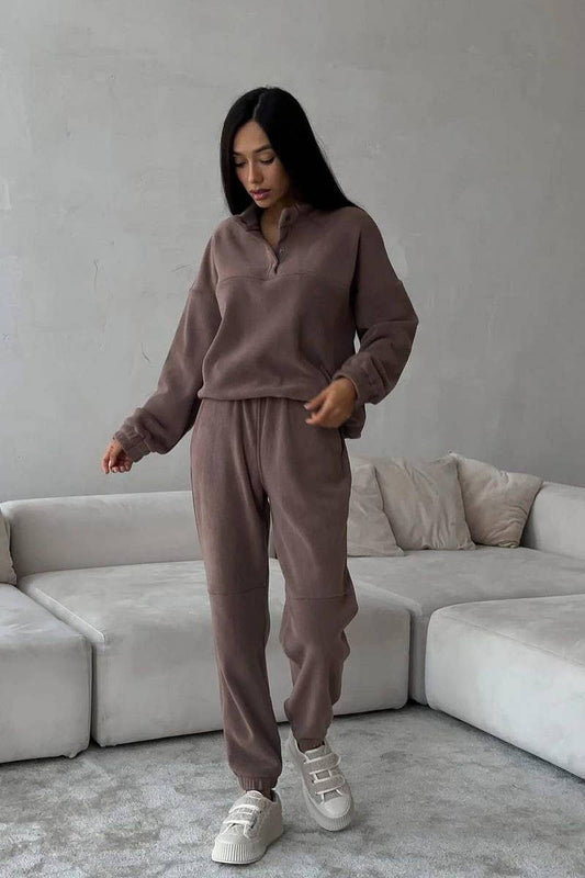 CWSTB1355_POLAR FLEECE TOP AND PANTS TWO-PIECE SET