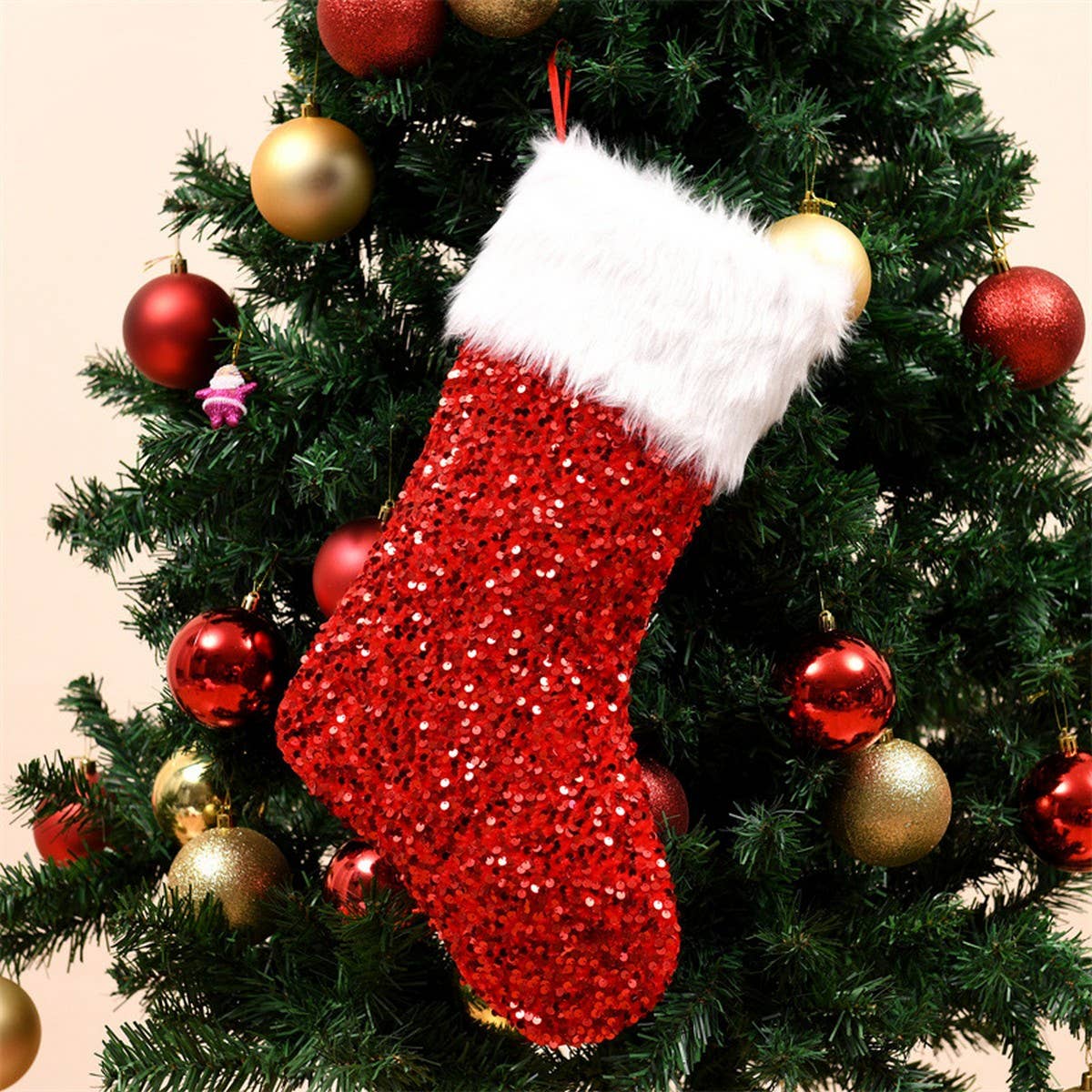 NEW CHRISTMAS STOCKINGS CHILDREN'S CANDY GIFT BAG
