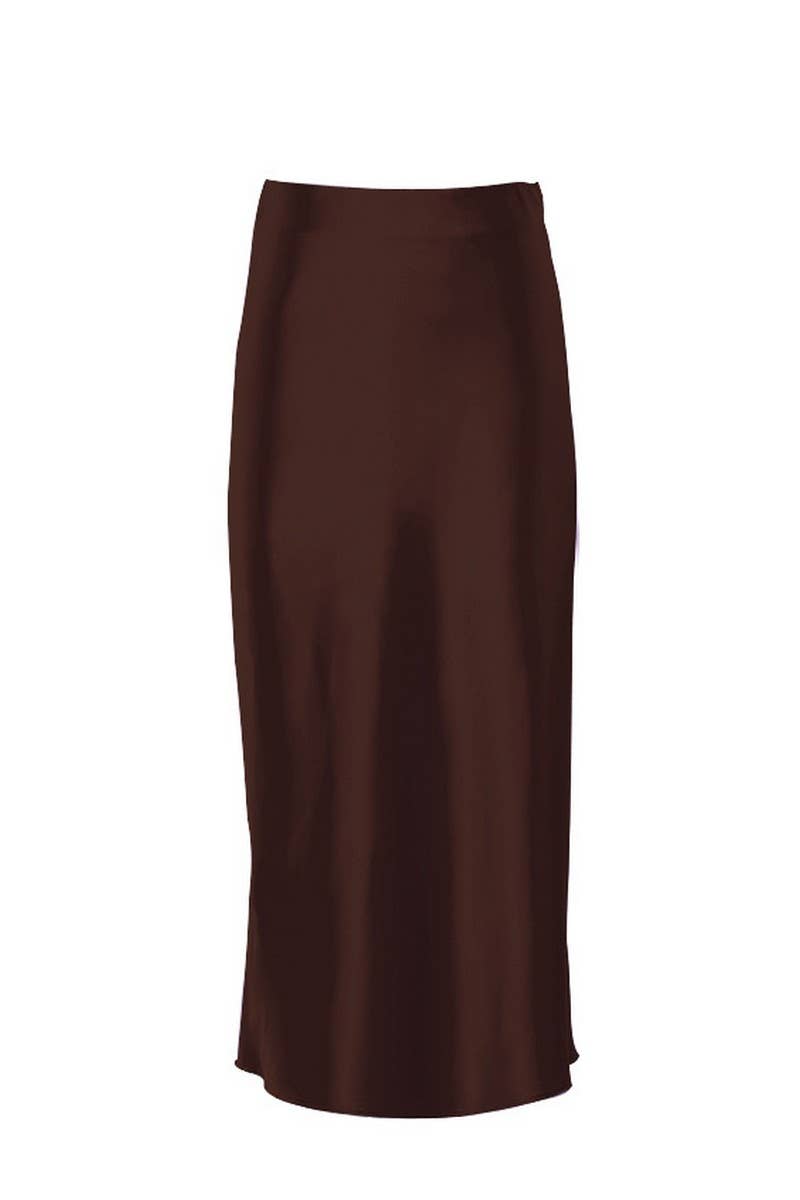 CWBMS0251_HIGH WAIST SATIN SLIM FIT DRAPE HIP WRAP SKIRT