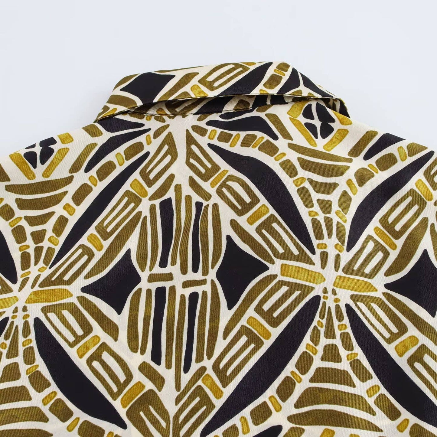 Belt fashionable loose-fitting printed dress