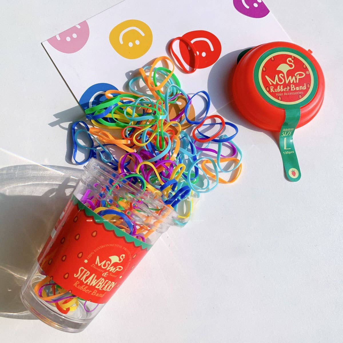 CWAHA07734_KOREAN KIDS CANDY COLOR ELASTIC HAIR TIES