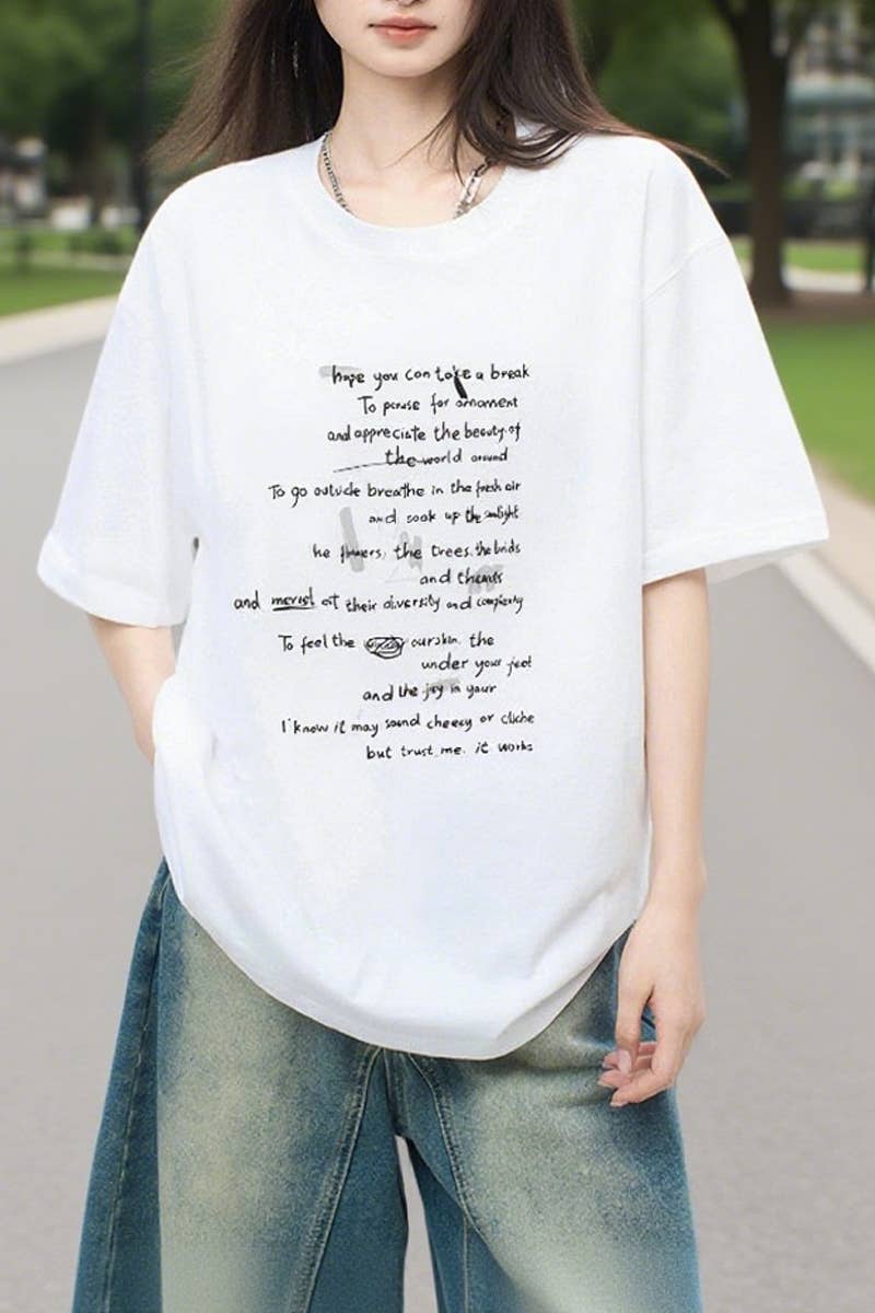 CWTTS1596_SUMMER LOOSE VERSATILE TRENDY TOPS