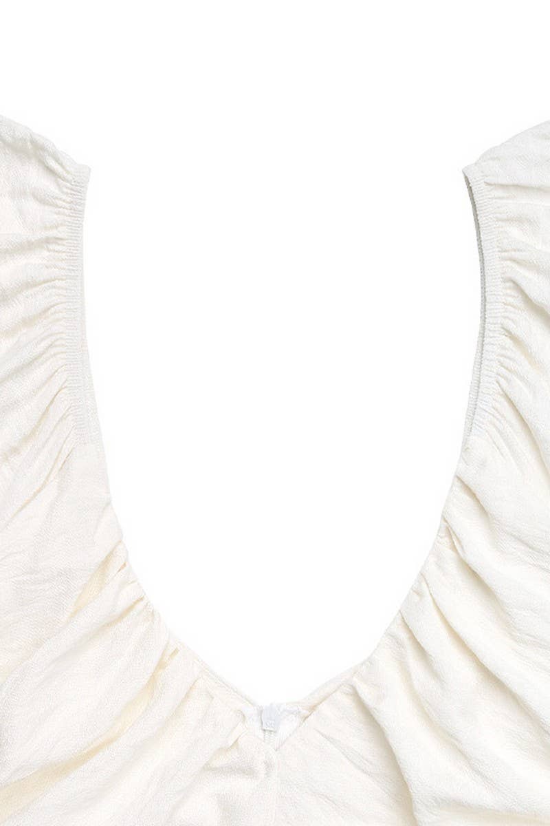 CWDMD5818_SOLID COMFORTABLE ELEGANT VACATION DRESS