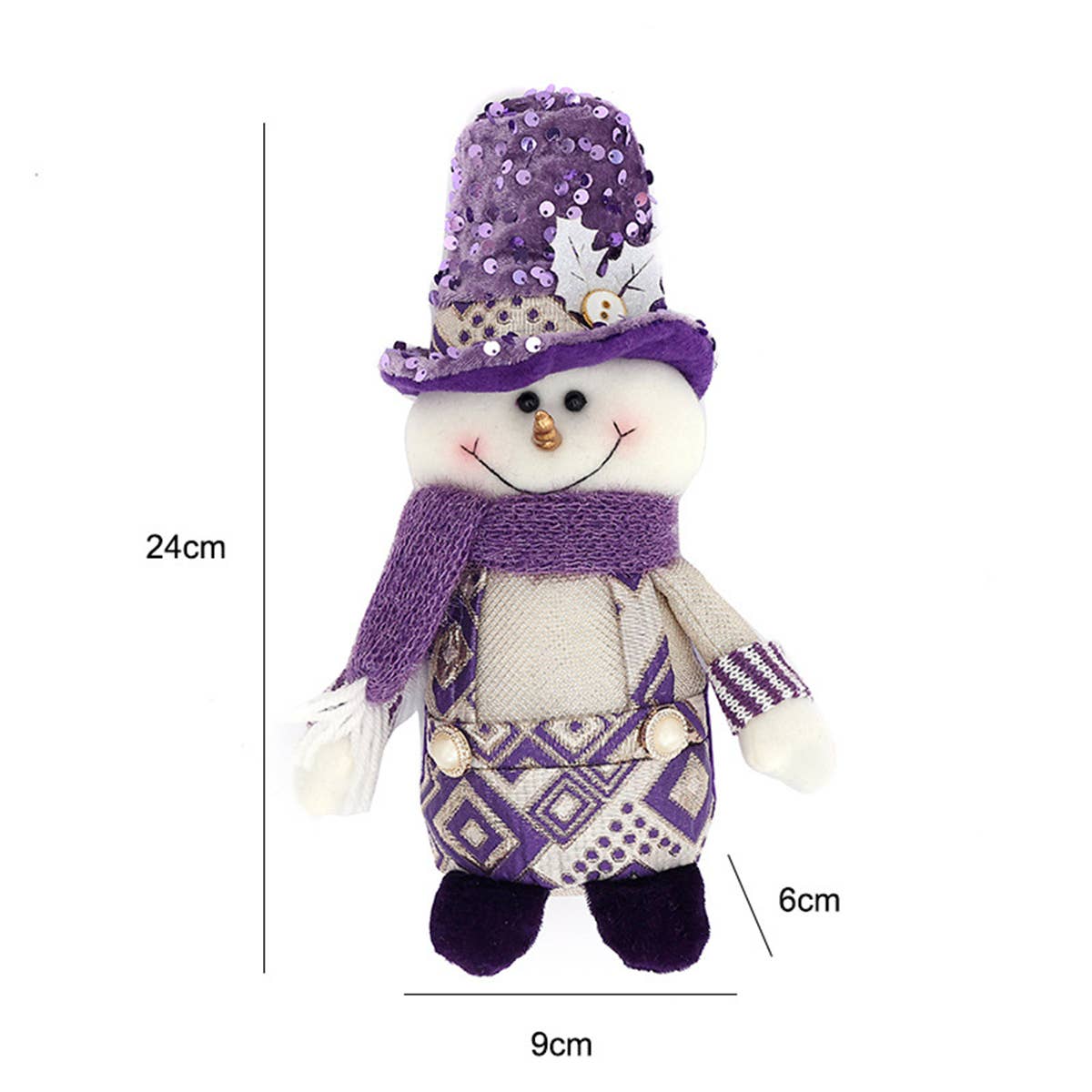 CWMM9417_CHRISTMAS SANTA CLAUS CREATIVE DOLL ORNAMENTS