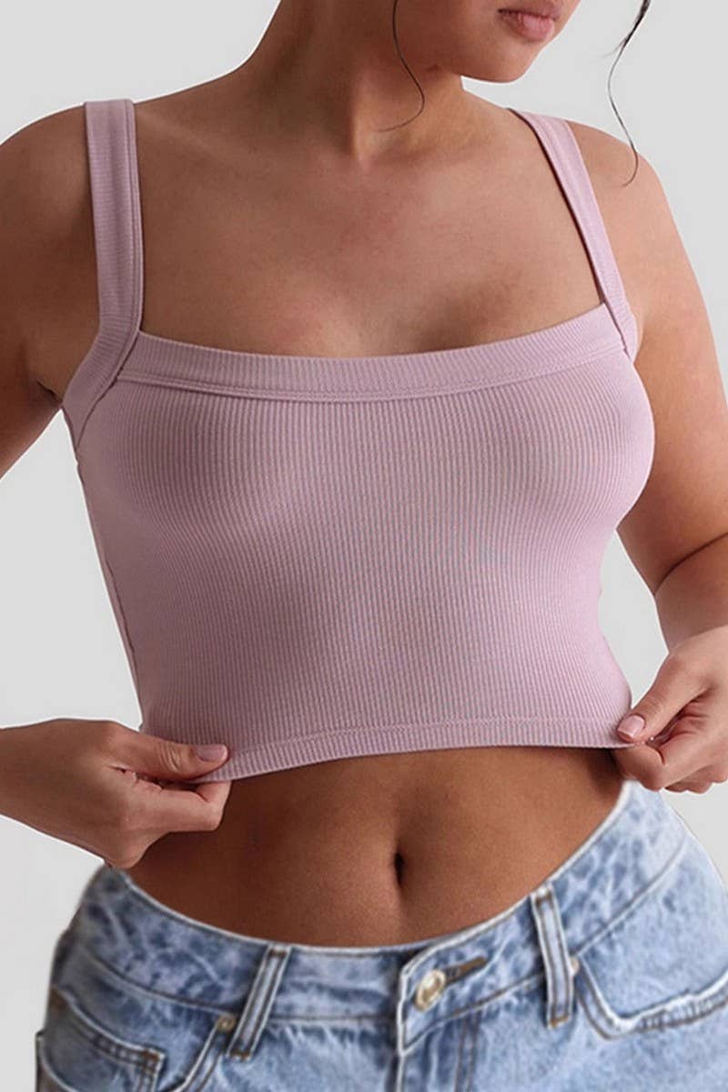 CWTTSL0382_SPRING AND SUMMER SPORTS SLIM CAMISOLE