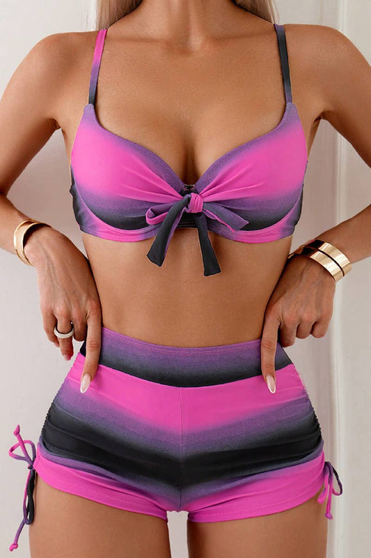 CWMW0825_NEW TIE-DYE TWO-PIECE SEXY SWIMSUIT