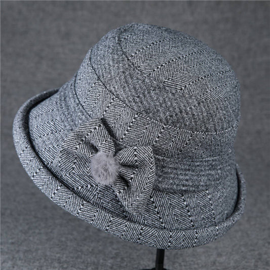 WOMEN'S WARM AND STYLISH BUCKET HAT_CWAH1801
