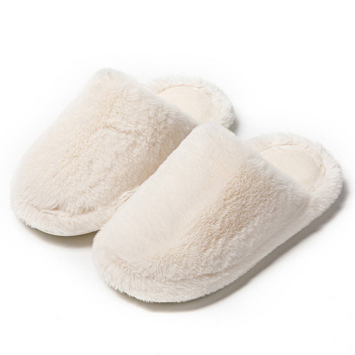 SOLID COLOR HOME CLOSED TOE COTTON SLIPPERS_CWSHS0838