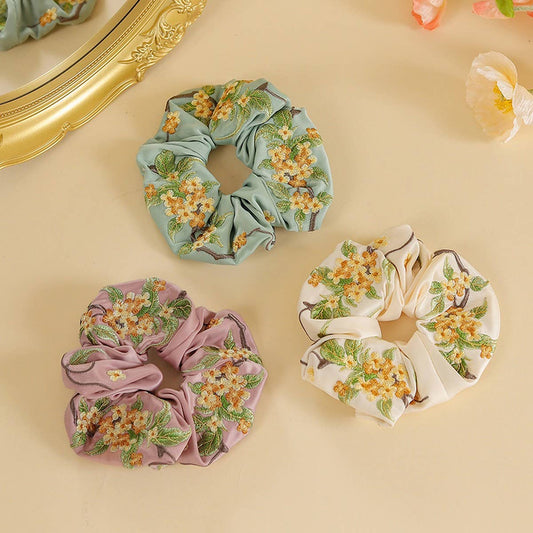 Embroidered Hair Tie for Elegant Traditional Wear