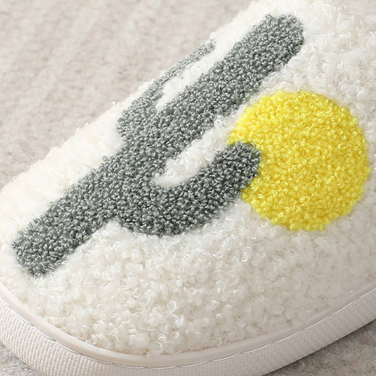 CACTUS PATTERN WARM COTTON SLIPPERS_CWSHS0285