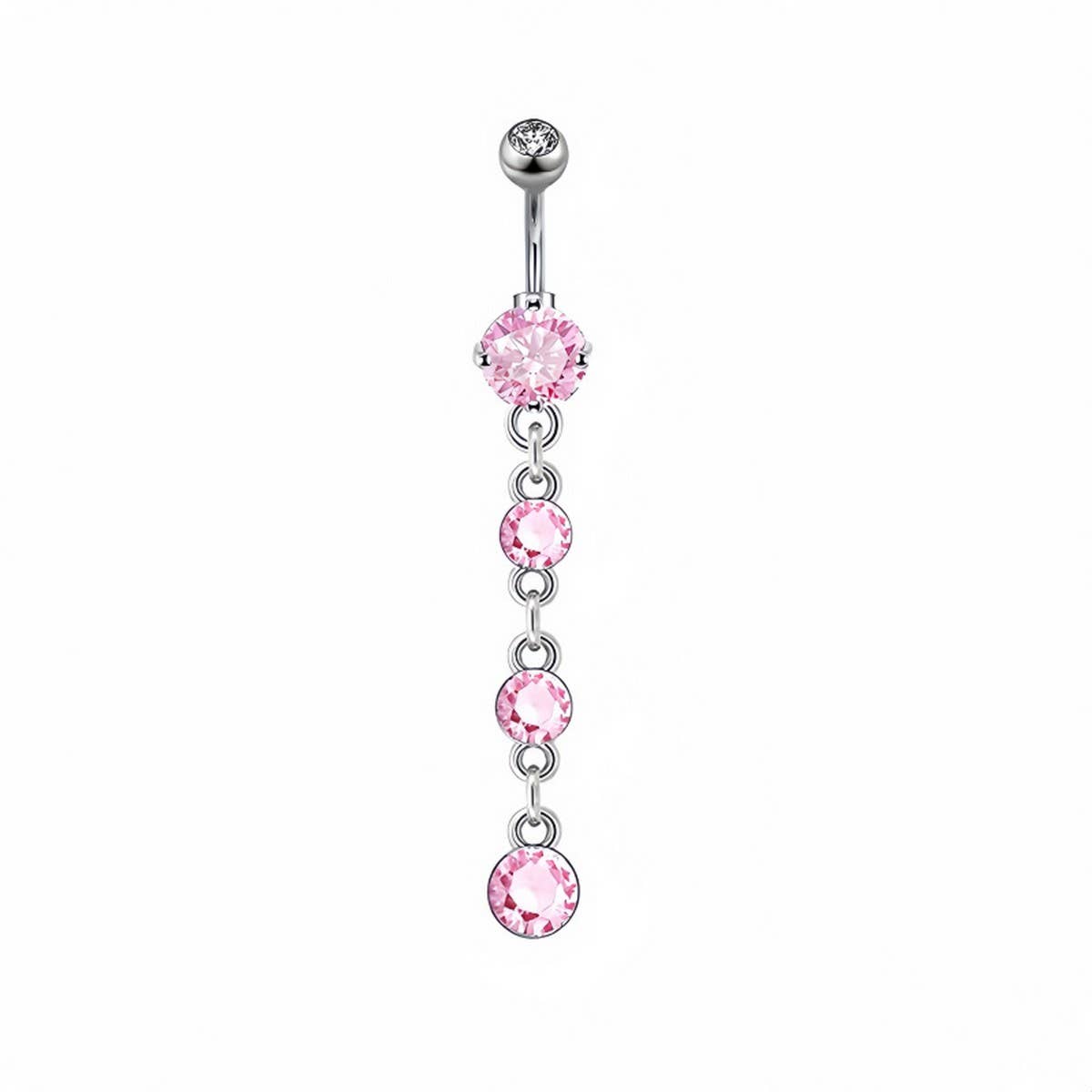 Heart Navel Ring Sexy Belly Button Piercing