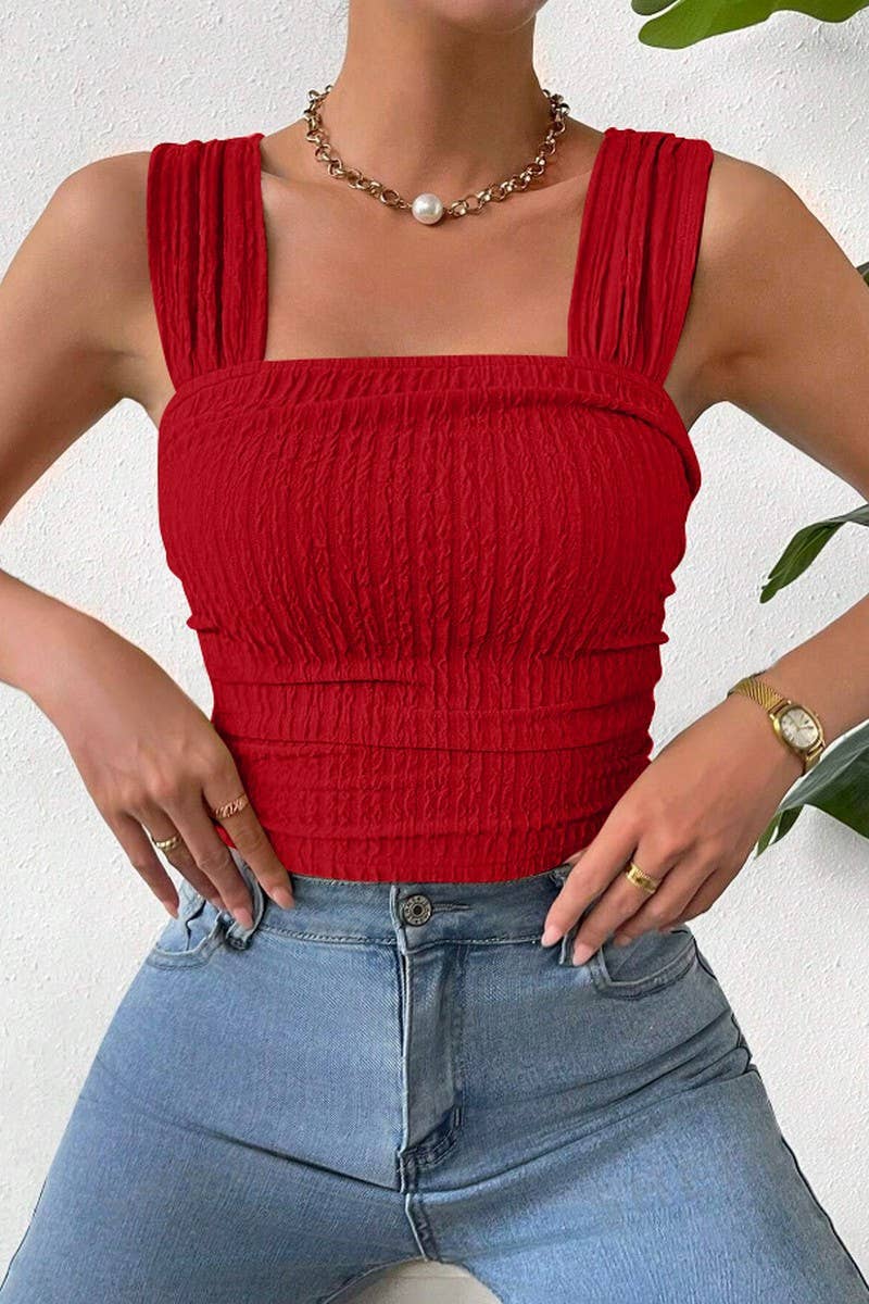 CWTTK1180_SQUARE NECK STRAP CROP TANK TOP