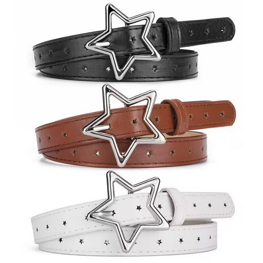 CWABE0879_SWEET STAR HOLE DECORATION HOLLOW BELT
