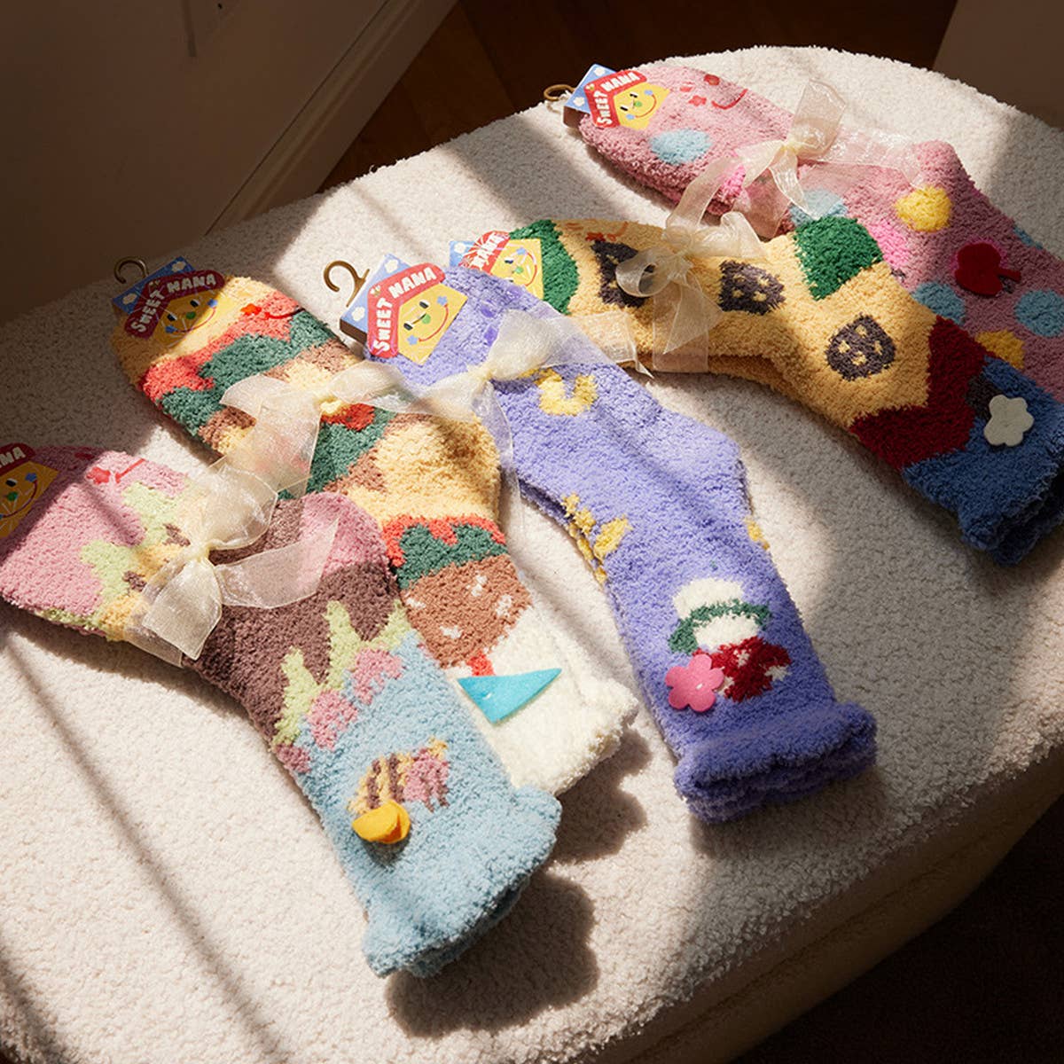 WOMEN NEW CARTOON THICK WARM SOCKS