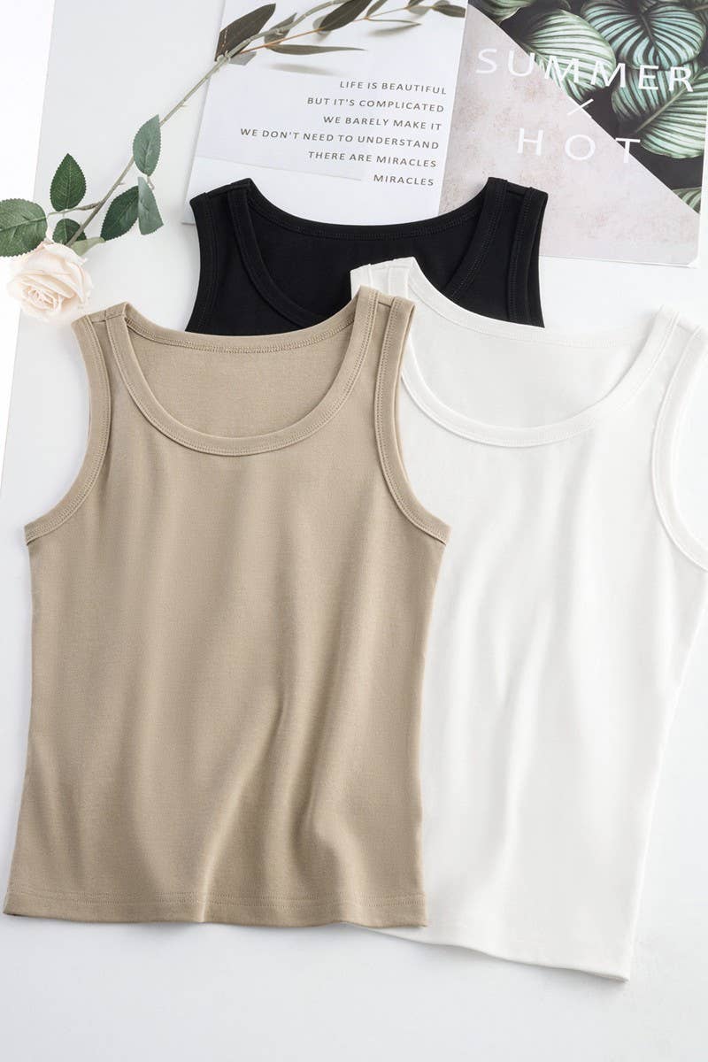 CWTTSL0518_NEW SLIM FIT CAMISOLE SLIMMING TANK TOP