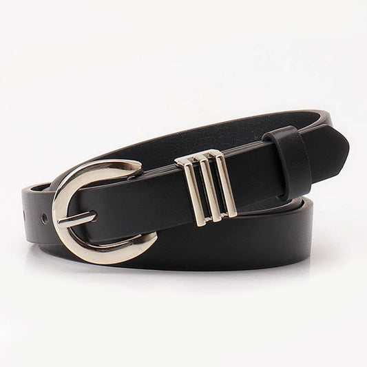 Fashionable and versatile jeans and casual belt