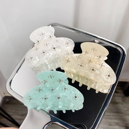Rhinestone Acrylic Hair Claw ? 6.5cm Chic Clip_CWAHA1485