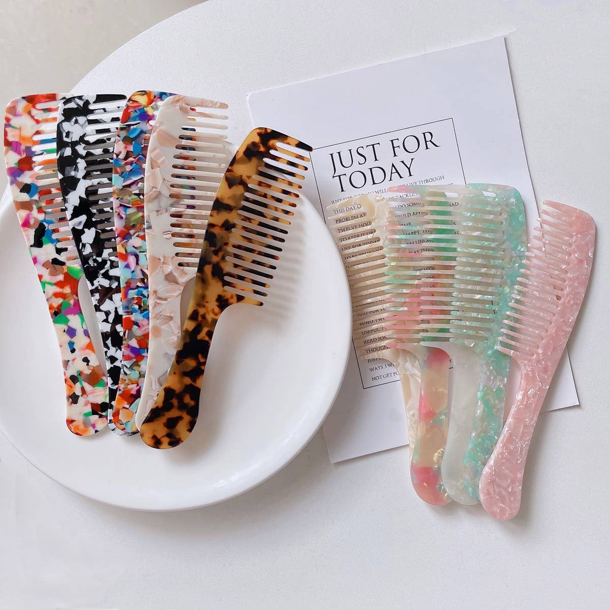 SIMPLE RETRO WAVY LEOPARD COMB_CWMM1075