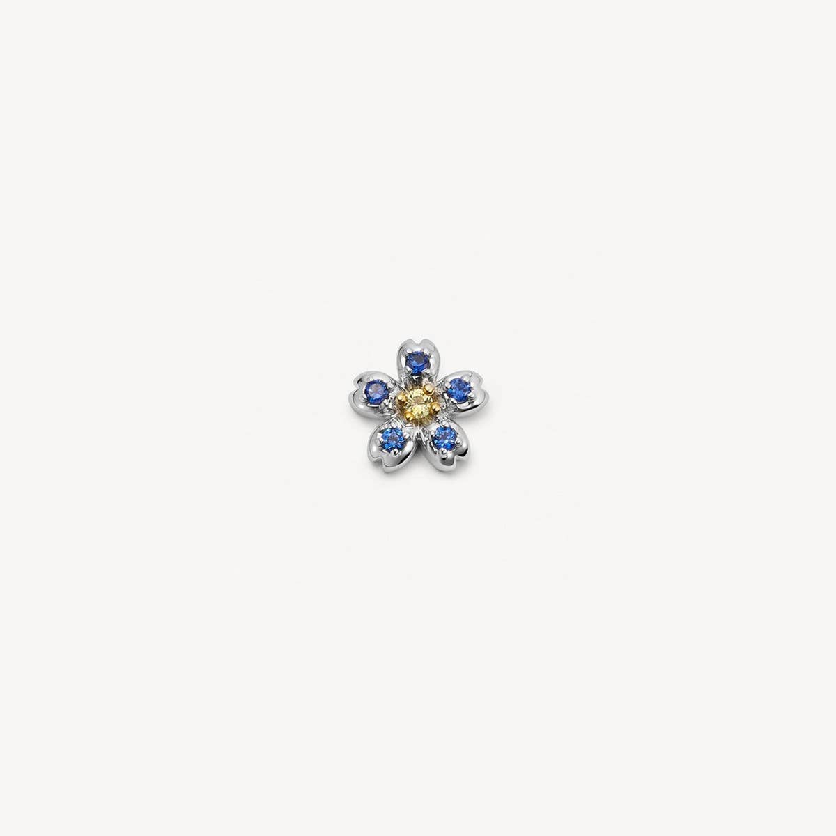 Crystal Heart Locket Necklace with Sun & Flowers