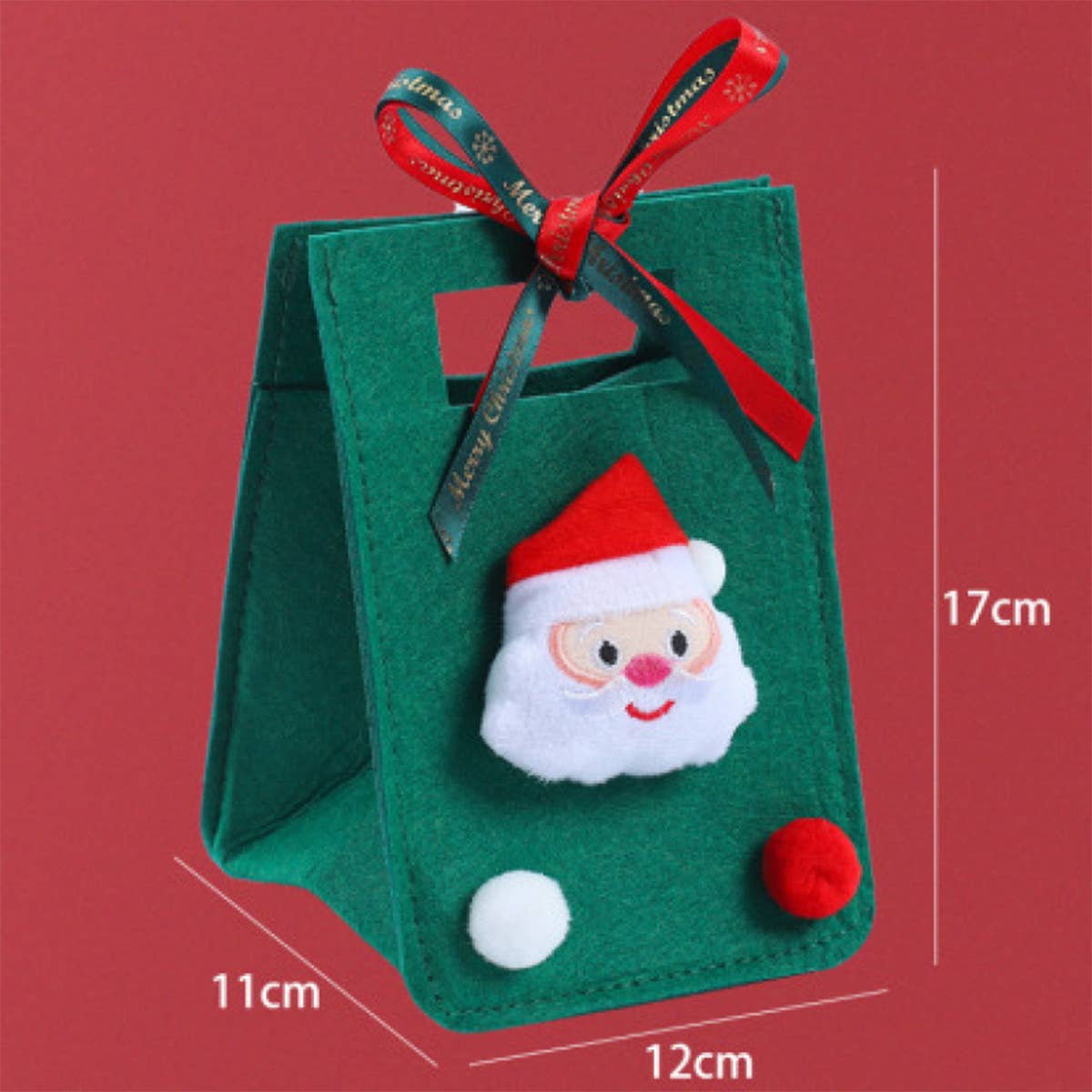 CWMM9364_CHRISTMAS EVE GIFT CANDY APPLE PACKAGING GIFT BAG