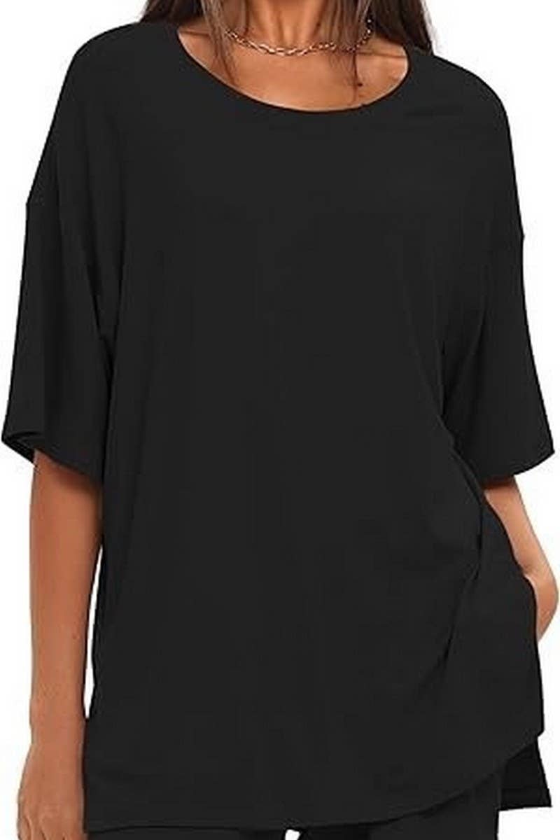 CWSJB00029_2025 SUMMER CASUAL SOLID COLOR SHORTS SET