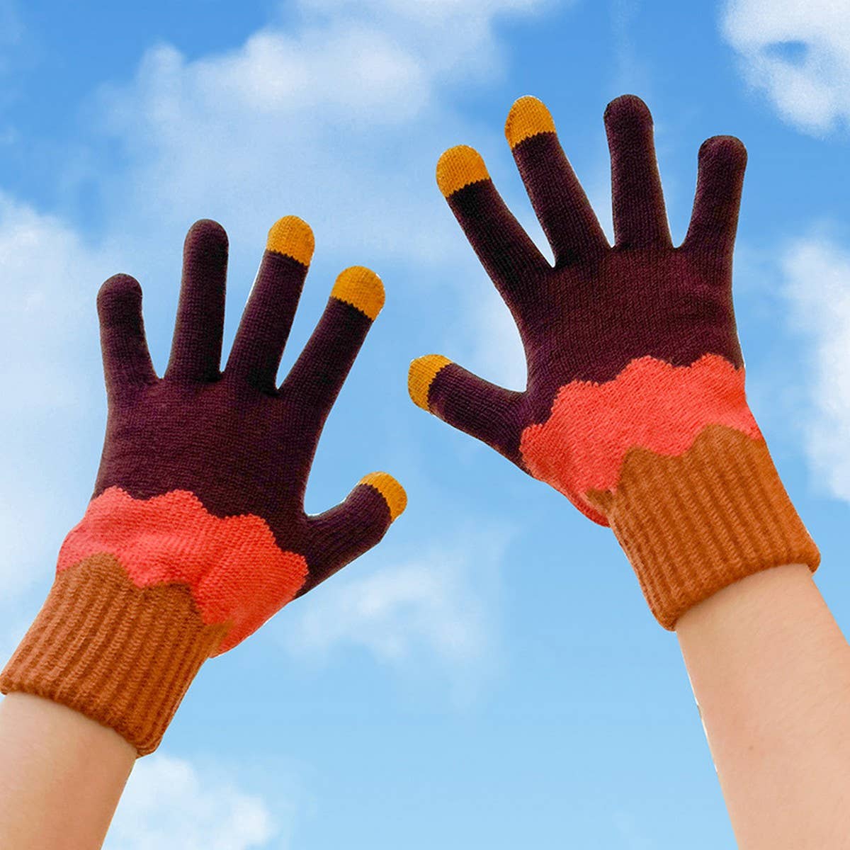 Cute Knit Gloves for Women ? Touchscreen Warm_CWAG0147