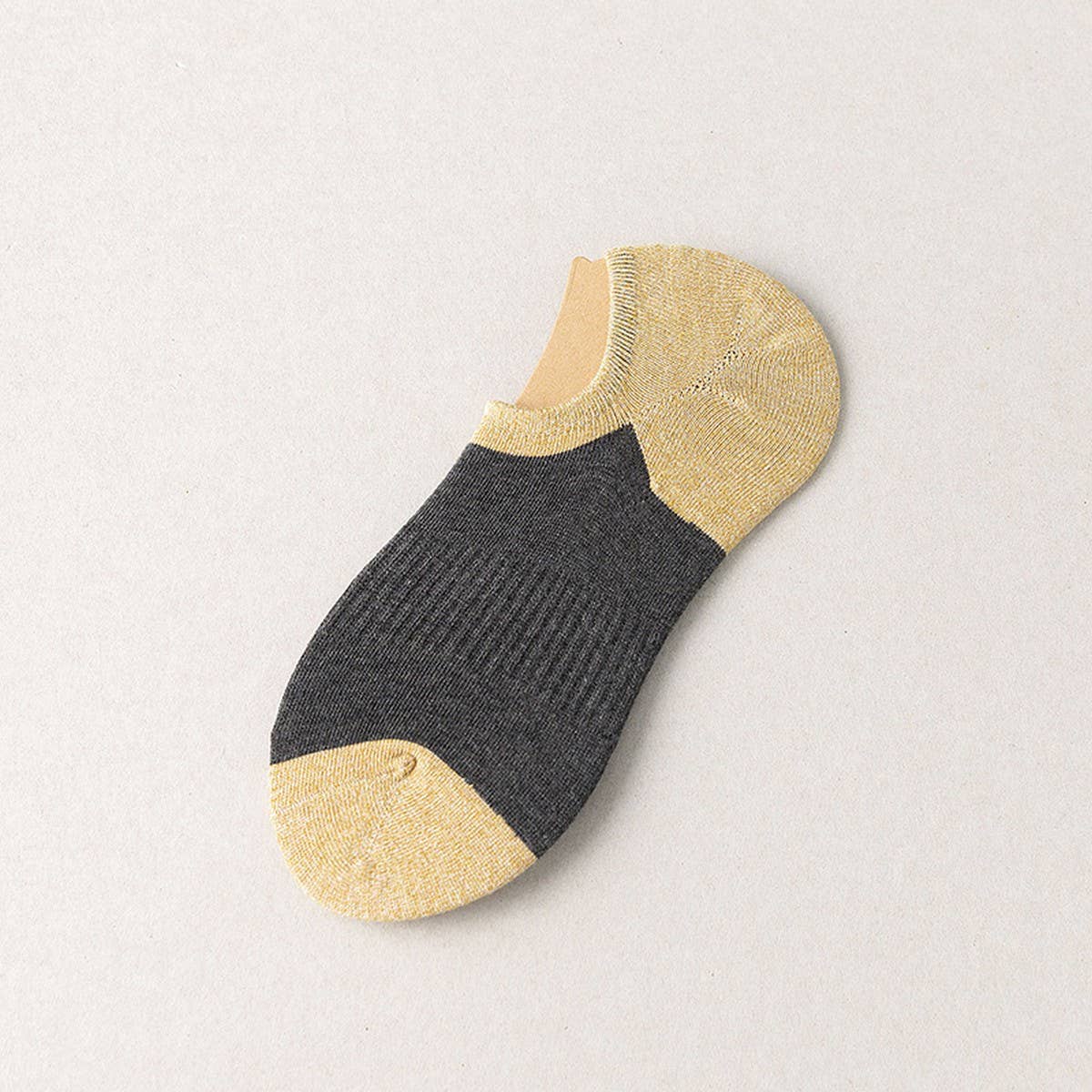 CWMS2453_SUMMER COLOR BLOCK CASUAL RETRO MEN'S SOCKS