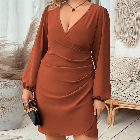 Autumn Lady Chic Dress – Short and Classy_CWDSD8517