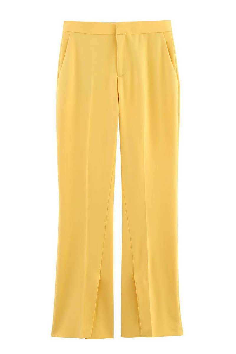 CWSBSL0164_SPRING TUXEDO COLLAR SUIT JACKET + PANTS SET