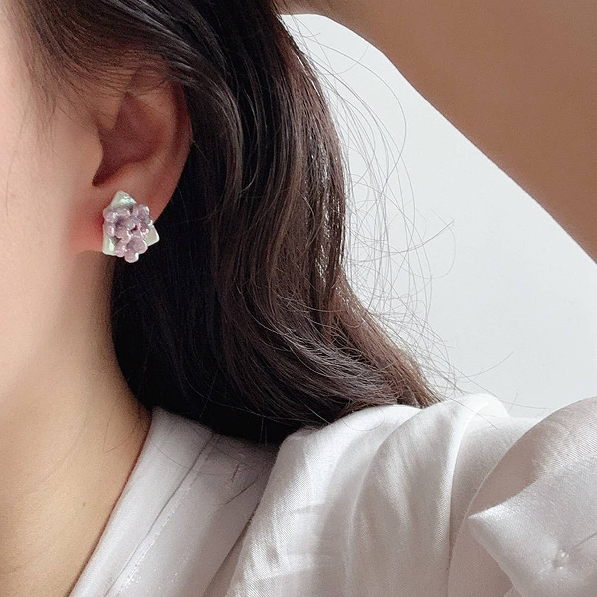 RETRO SWEET FOREST TRIANGLE EARRINGS