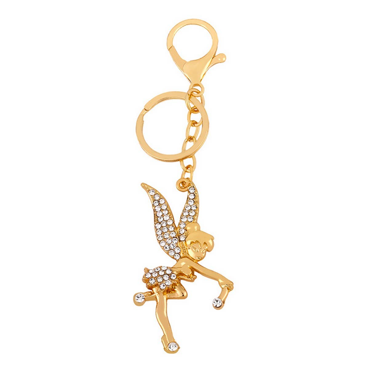 ANGEL FAIRY DIAMOND KEYCHAIN PENDANT_CWAJE0963