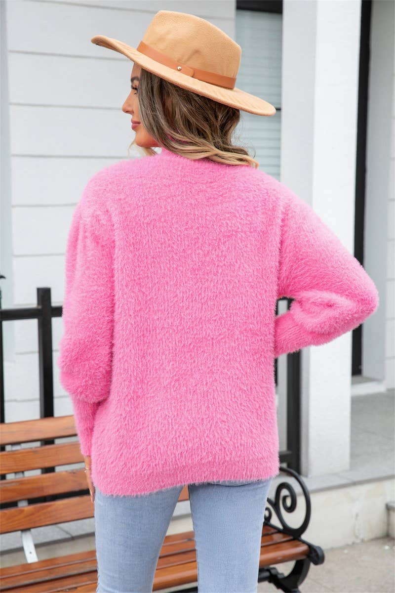CWOSWL1667_Turtle Neck Long Sleeve Pullover Sweater
