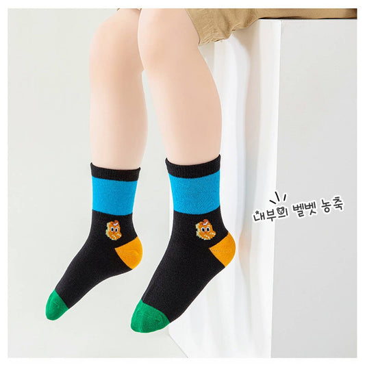 CWMS02742_KIDS CUTE CREW SOCKS UNISEX JAPANESE STYLE