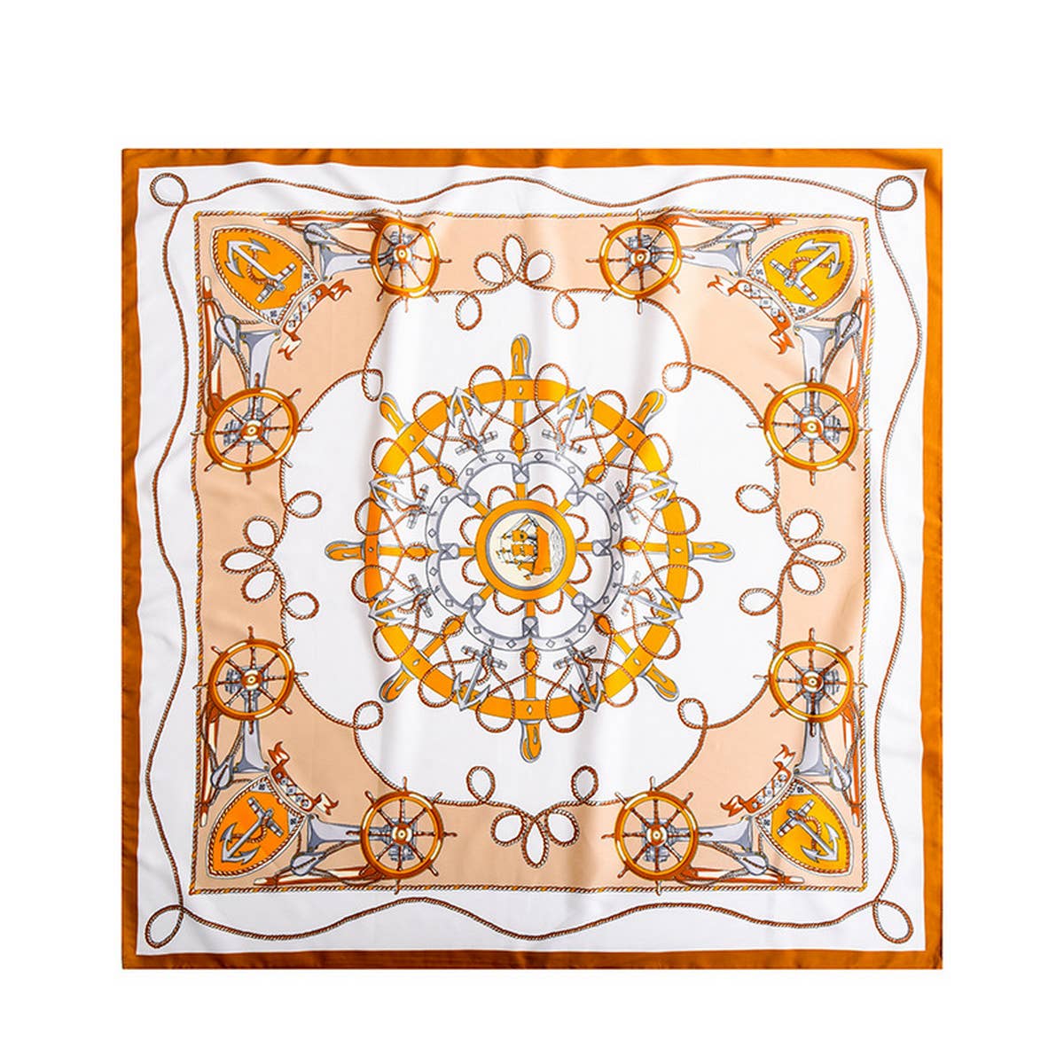 CWASC2398_CONTRAST COLOR CONSTELLATION COMPASS SCARF
