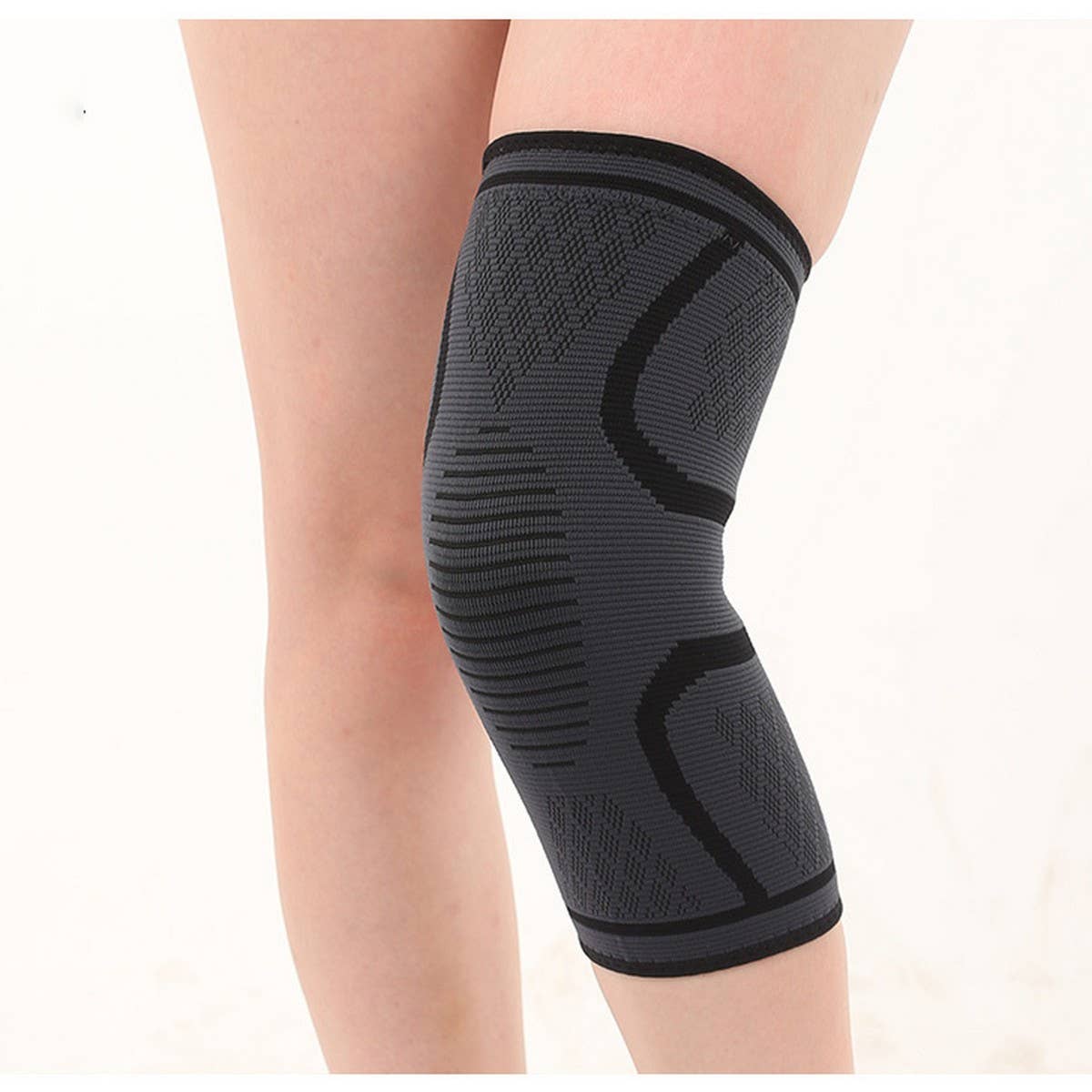 3-Color Elastic Knee Brace, Non-Slip & Warm_CWMM7891