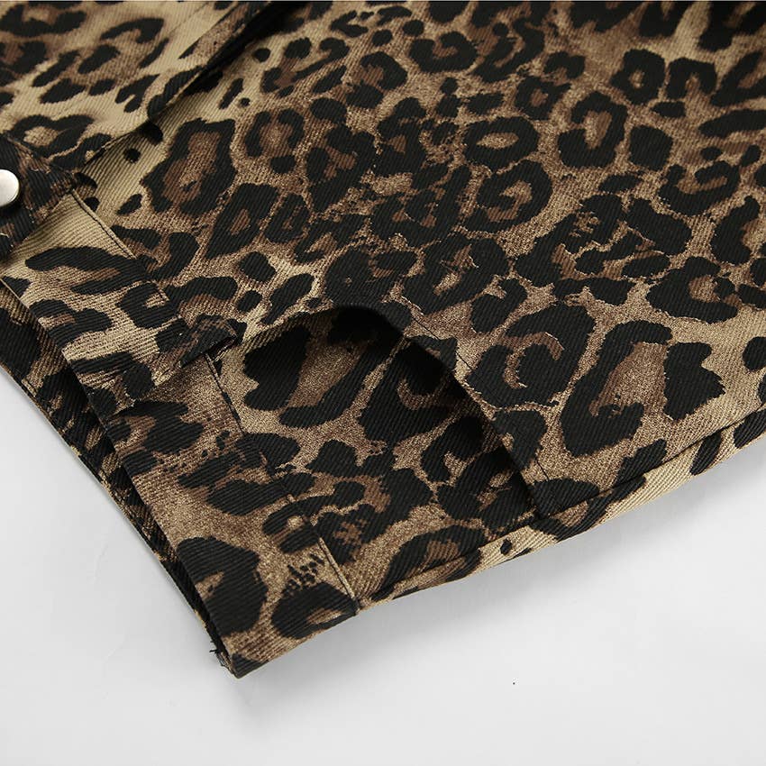 CWBLP1554_FASHION PERSONALITY LEOPARD PRINT WIDE LEG PANTS